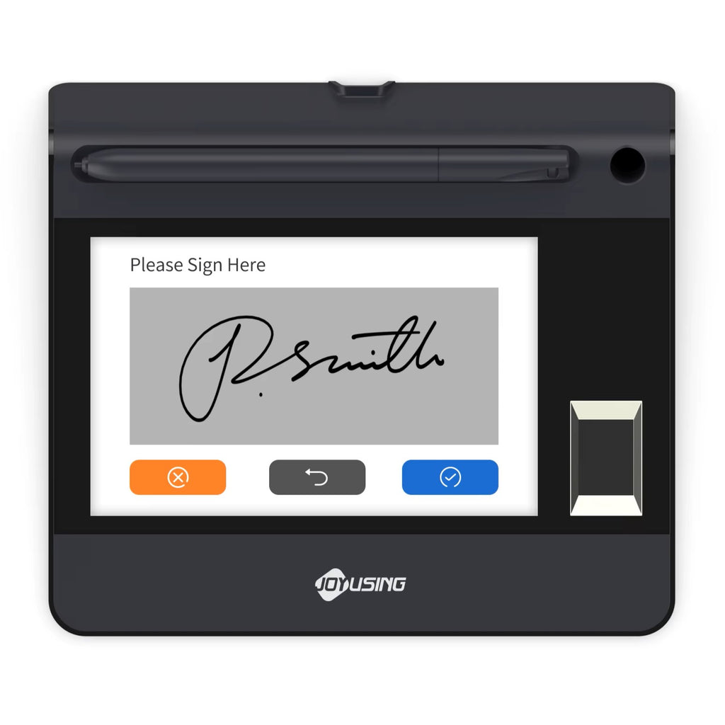 Tableta de Firma Electrónica SP550F | Pad de Firma Digital con Lector Biométrico