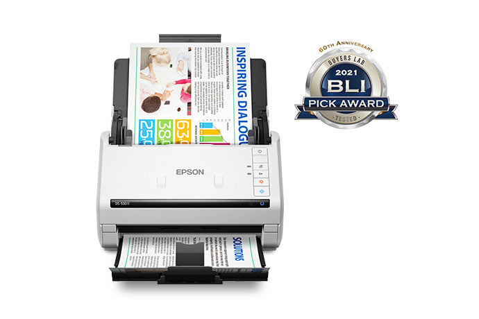 Epson WorkForce DS-530 II | Escáner Profesional Dúplex a Color de Alta Velocidad
