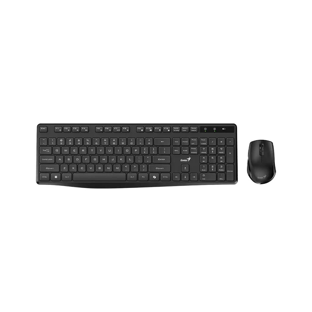 Genius KM-8206S | Combo Teclado y Mouse Inalámbrico Silencioso