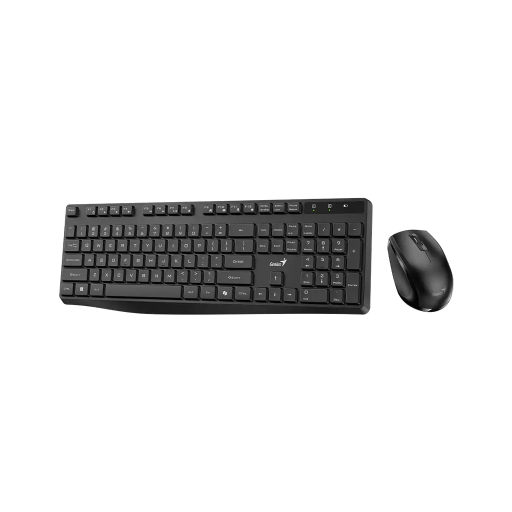 Genius KM-8206S | Combo Teclado y Mouse Inalámbrico Silencioso